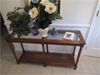 sofa table & contents on top