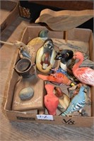 Ceramic & Wooden Ducks, Birds, Geese & Etc.