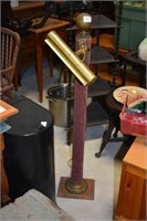 Brass Ball Top Pole Lamp