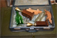 Old Suitcase & Old Bottles