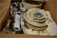 2 Boxes Dishes & Figurines