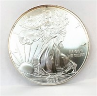 2009 1OZ silver Walking Liberty dollar
