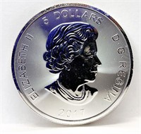 2017 Silver 1OZ $5 coin