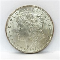 1921 Silver Morgan dollar