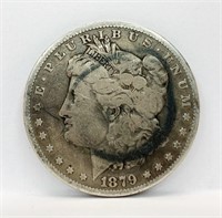 1879 Silver Morgan dollar