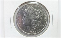 1886 Silver Morgan dollar