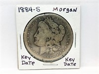 1884-S Silver Morgan Dollar **KEY DATE**