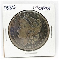1885 Silver Morgan dollar