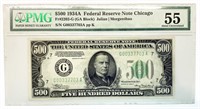 1934A $500 bill grade 55