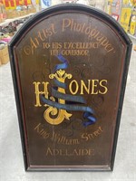 H Jones Adelaide Sign Written Advertising Board