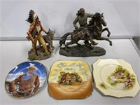 Box Lot Household Inc Plates & Figures