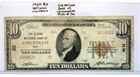 1929 $10 bill National Bank of Cincinnati