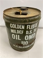 Golden Fleece Military Defence 4 Gallon Drum