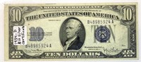 1934D $10 Silver Certificate