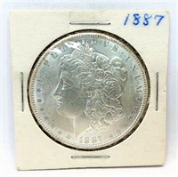 1887 Silver Morgan Dollar