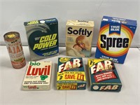 Box Lot of Vintage Soap Packaging