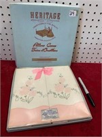 VINTAGE PILLOW CASES IN ORIG BOX