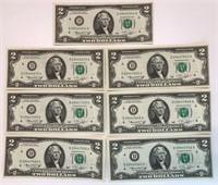 1976 Uncirculated $2 bills
