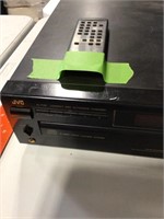 JVC 5 disc player w remote no cord