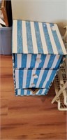Blue 4- Drawer cardboard storage