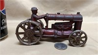 Cast Iron Tractor with Driver