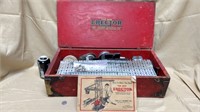 Erector Set in Wooden Chest