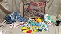 Modern Farm Set Box & Pieces