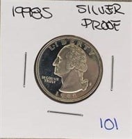1998S Washington Quaurter 90% Silver Gem Proof