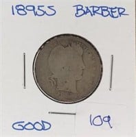 1895S  Barber Quarter G