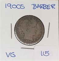 1900S  Barber Quarter VG