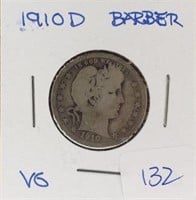 1910D  Barber Quarter VG