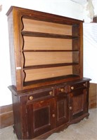 Antique Sideboard with Hutch
