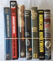 Detective Mystery Fiction Lot of (7)1st's in DJ's