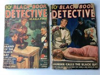 Black Book Detective. Lot of Two.