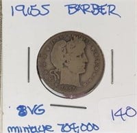 1915S  Barber Quarter Key Date Mintage 704,000 VG