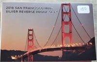 Rare 2018 San Francisco Silver Reverse Proof Set