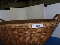 Large Wicker Basket & Crown Jarsw lids