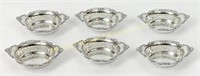SET OF SIX GORHAM STERLING NUT DISHES