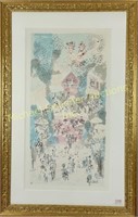 CHARLES COBELLE - NUMBERED COLOUR LITHOGRAPH
