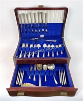 FINE ARTS STERLING FLATWARE SERVICE FOR EIGHT
