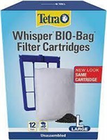 12 PIECES LARGE TETRA WHISPER BIO-BAG FILTER