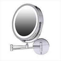 OVENTE WALL MOUNT MIRROR WITH DIFFUSED LED RING