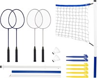 (WITH STAIN) FRANKLIN BADMINTON SET