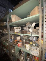 shelving and contents