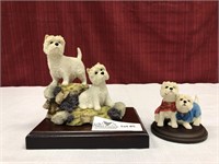 2 Sherratt and Simpson England dog figurines