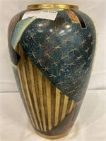 Art pottery vase 15”