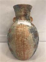 Art pottery vase signed 11.5”