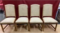 4 Mid century modern dining chairs