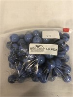73 25mm marbles black and blue swirl