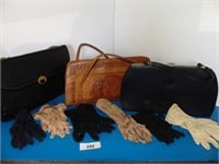 Vintage Purses and gloves